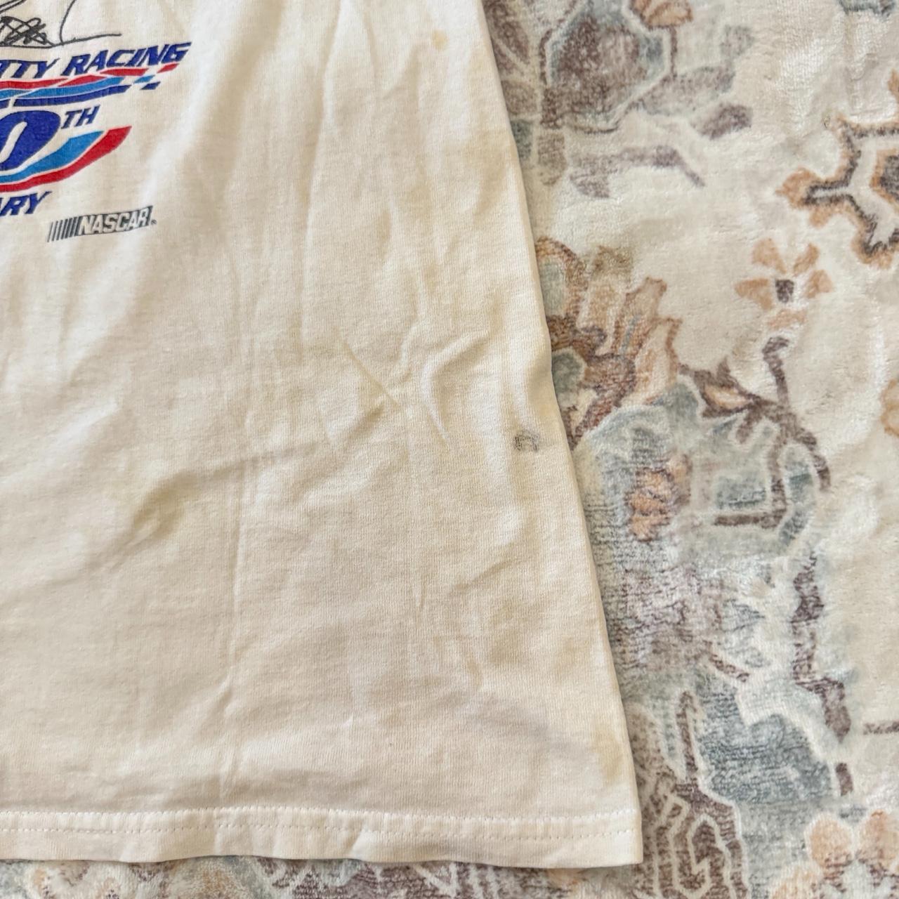 Tultex John Andretti NASCAR Racing T-Shirt in Cream Size XL