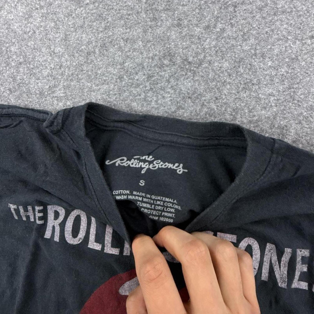 The Rolling Stones 1975 US Tour black t-shirt