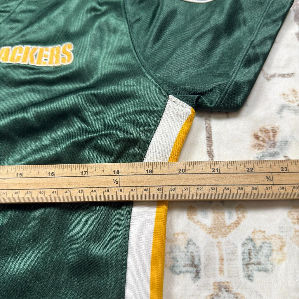 NFL Women’s Green Bay Packers Jersey in Metallic Green Size XL