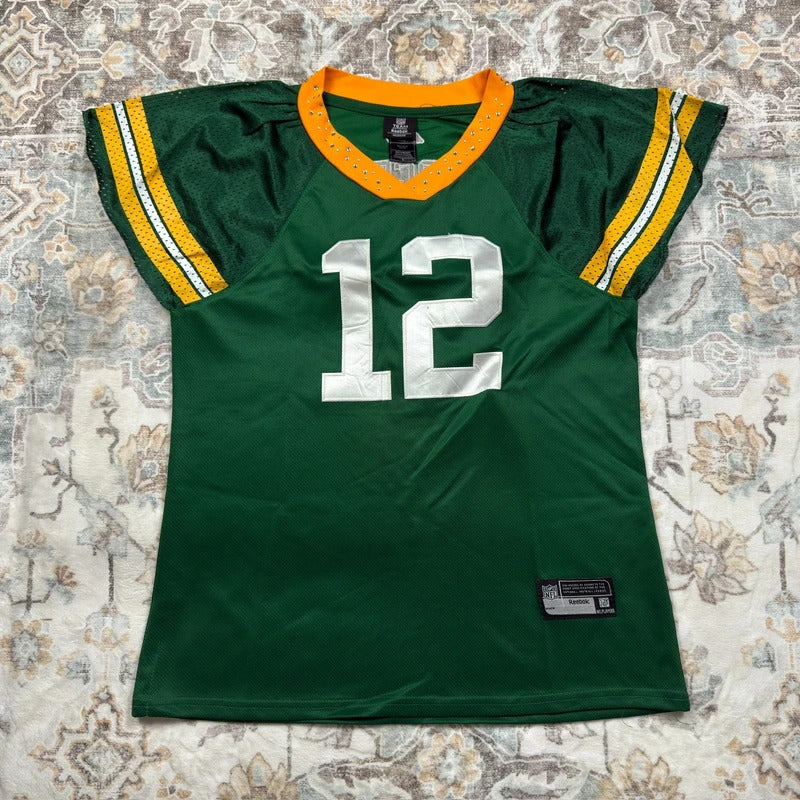Reebok NFL Rodger’s Jersey in Green Women’s Size XL
