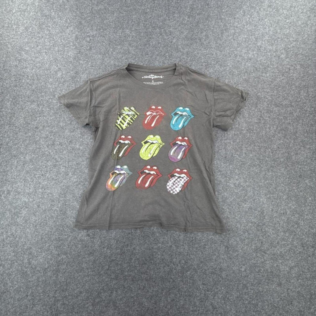 Grey Rolling Stones T-shirt
