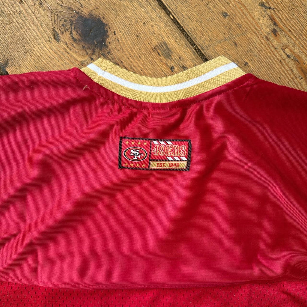 NFL Ultra Game San Francisco 49ers Cropped Jersey in Red Women’s Size S