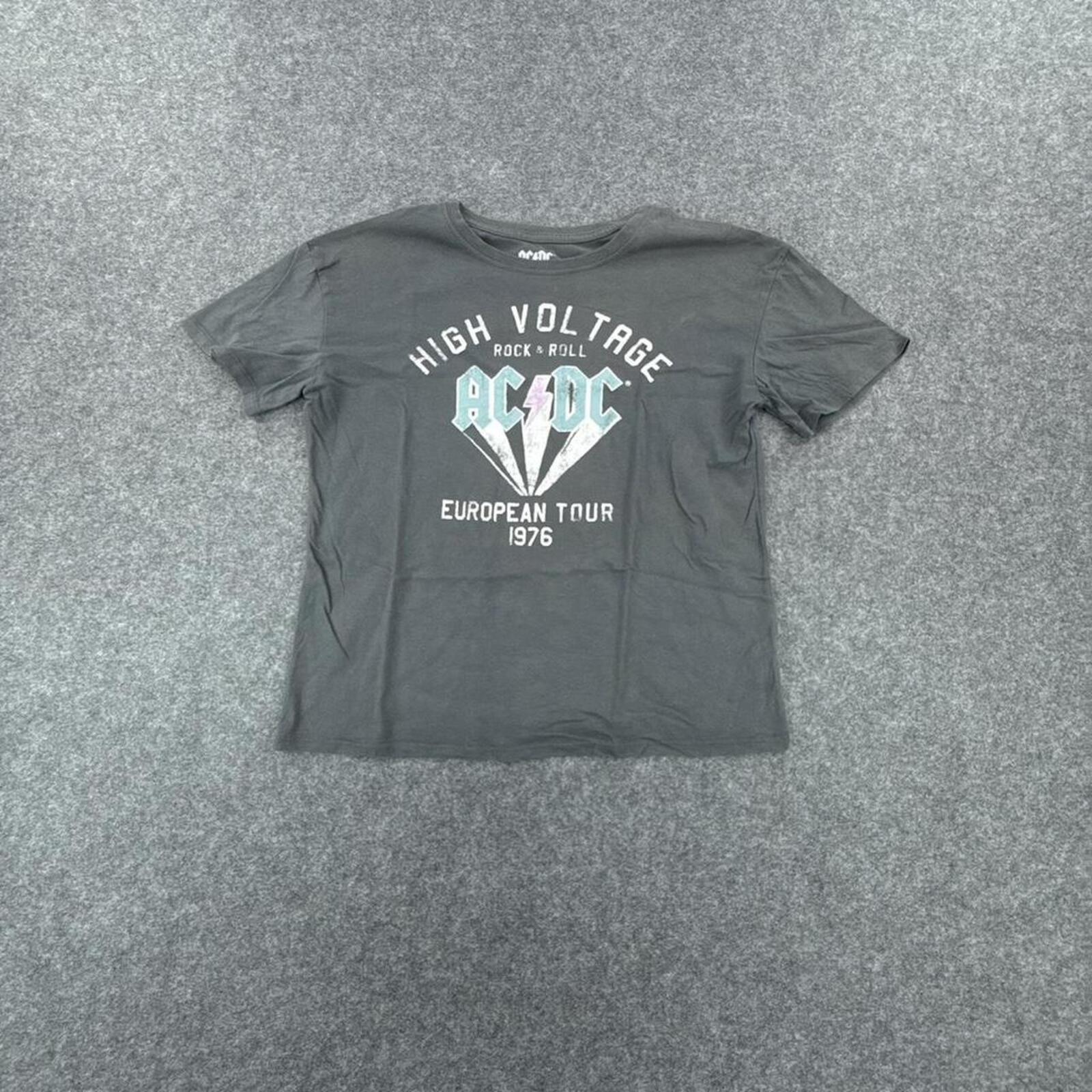 AC/DC European Tour 1975 graphic tee #rockmusic