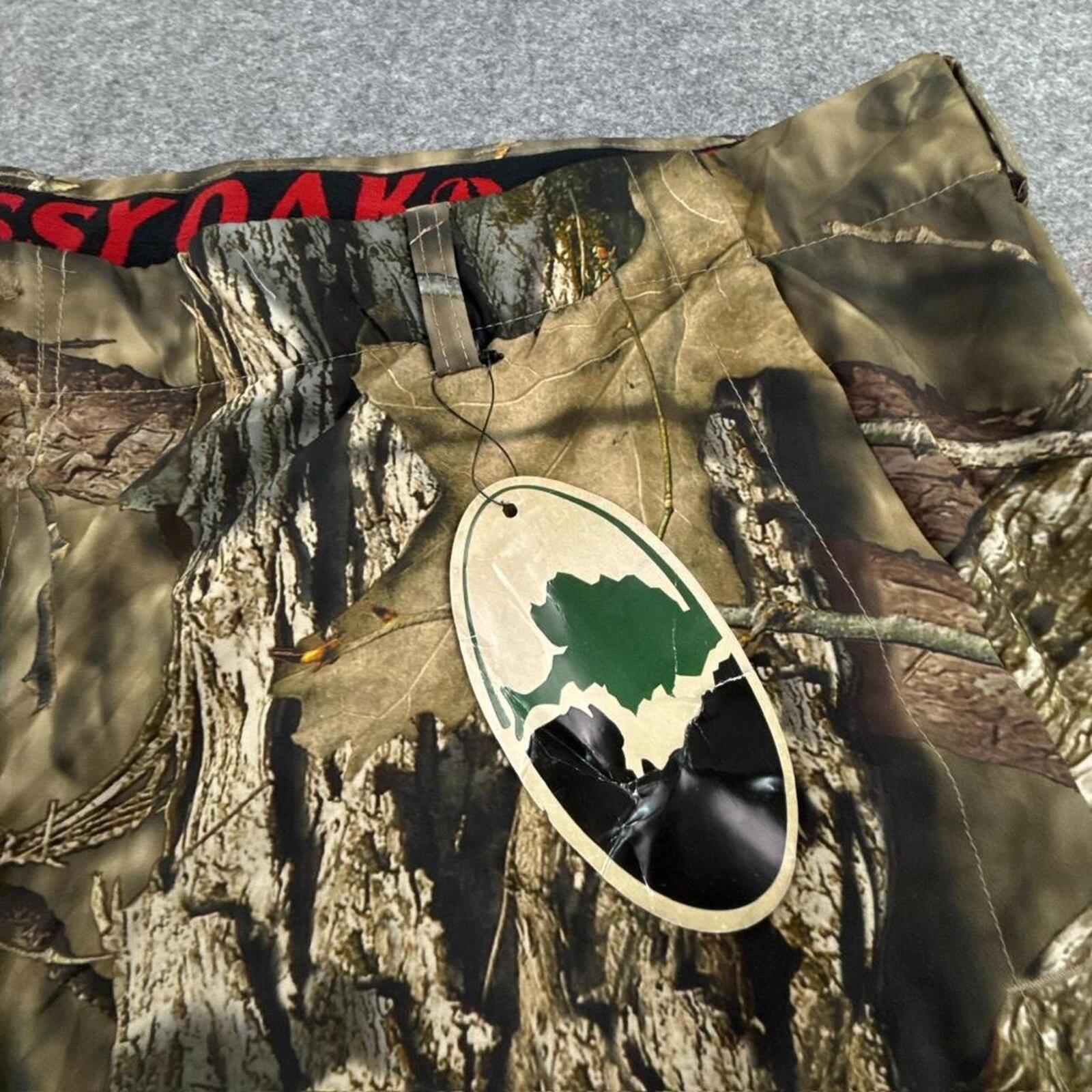 Realtree camo cargo pants with zipper pockets and adjustable waistband