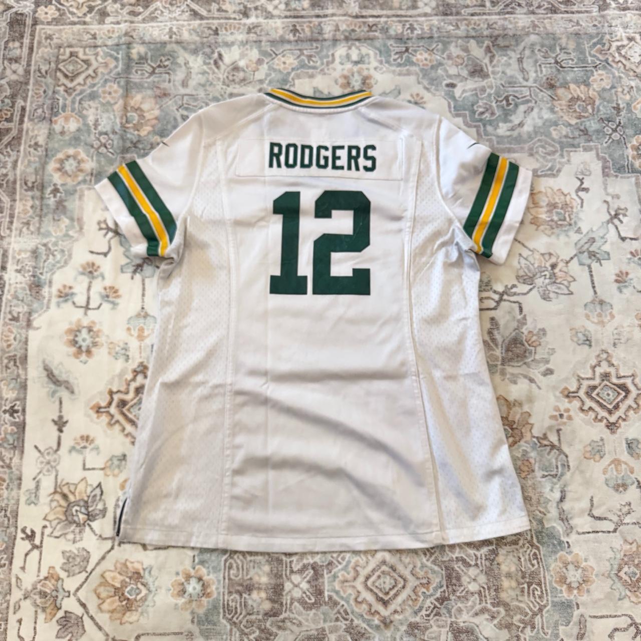 Nike NFL Aaron Rodgers Jersey in White Size L
