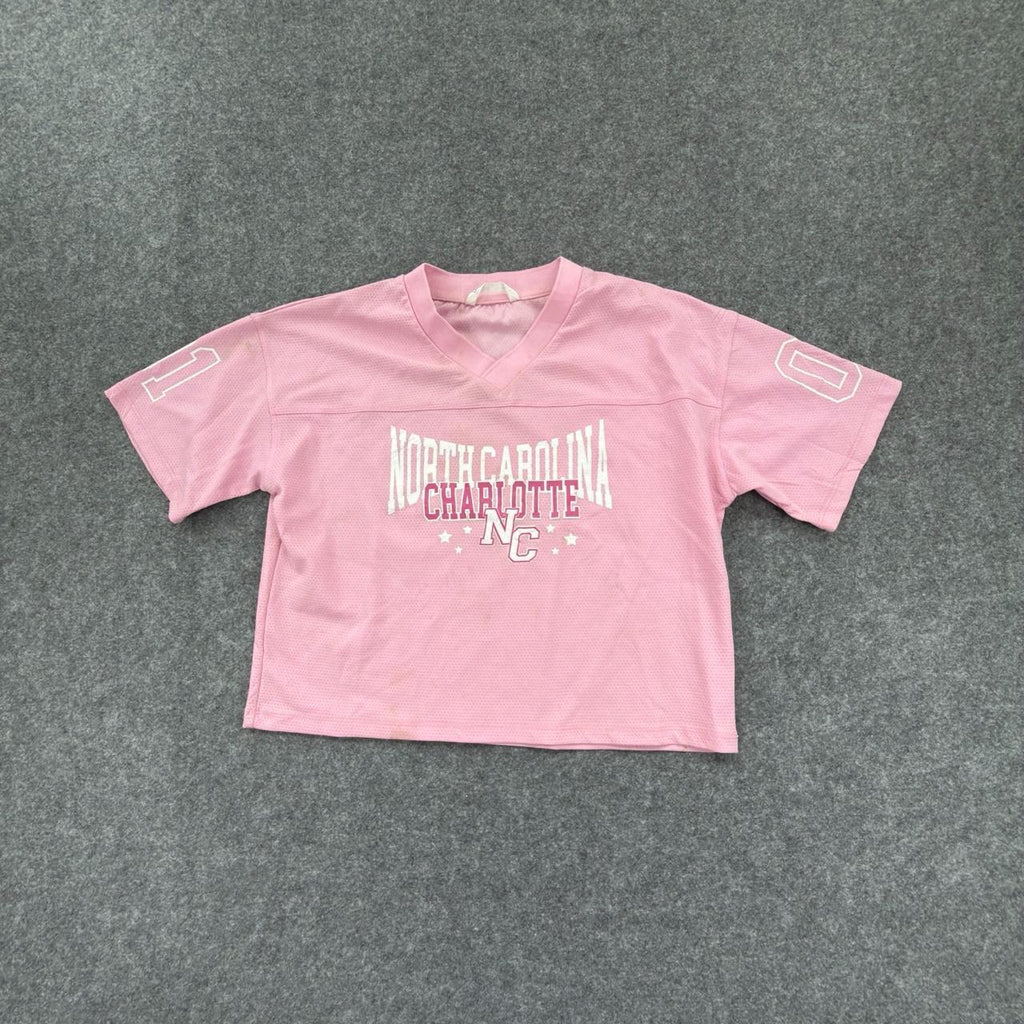 North Carolina ‘Charlotte’ Cropped Jersey in Baby Pink