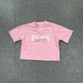 North Carolina ‘Charlotte’ Cropped Jersey in Baby Pink
