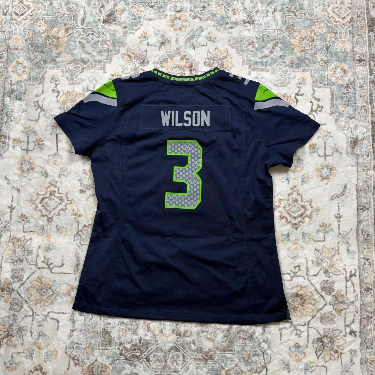 Nike NFL Russell Wilson Jersey in Navy Women’s Size L