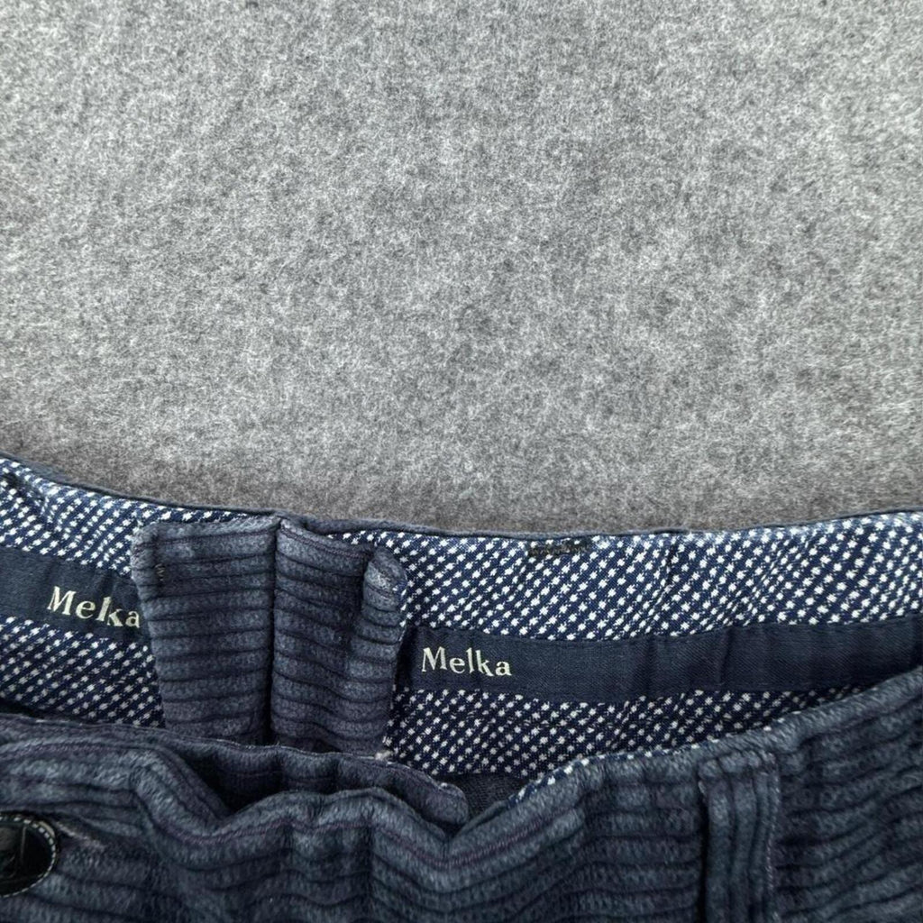 Denim blue corduroy trousers #corduroytrousers
