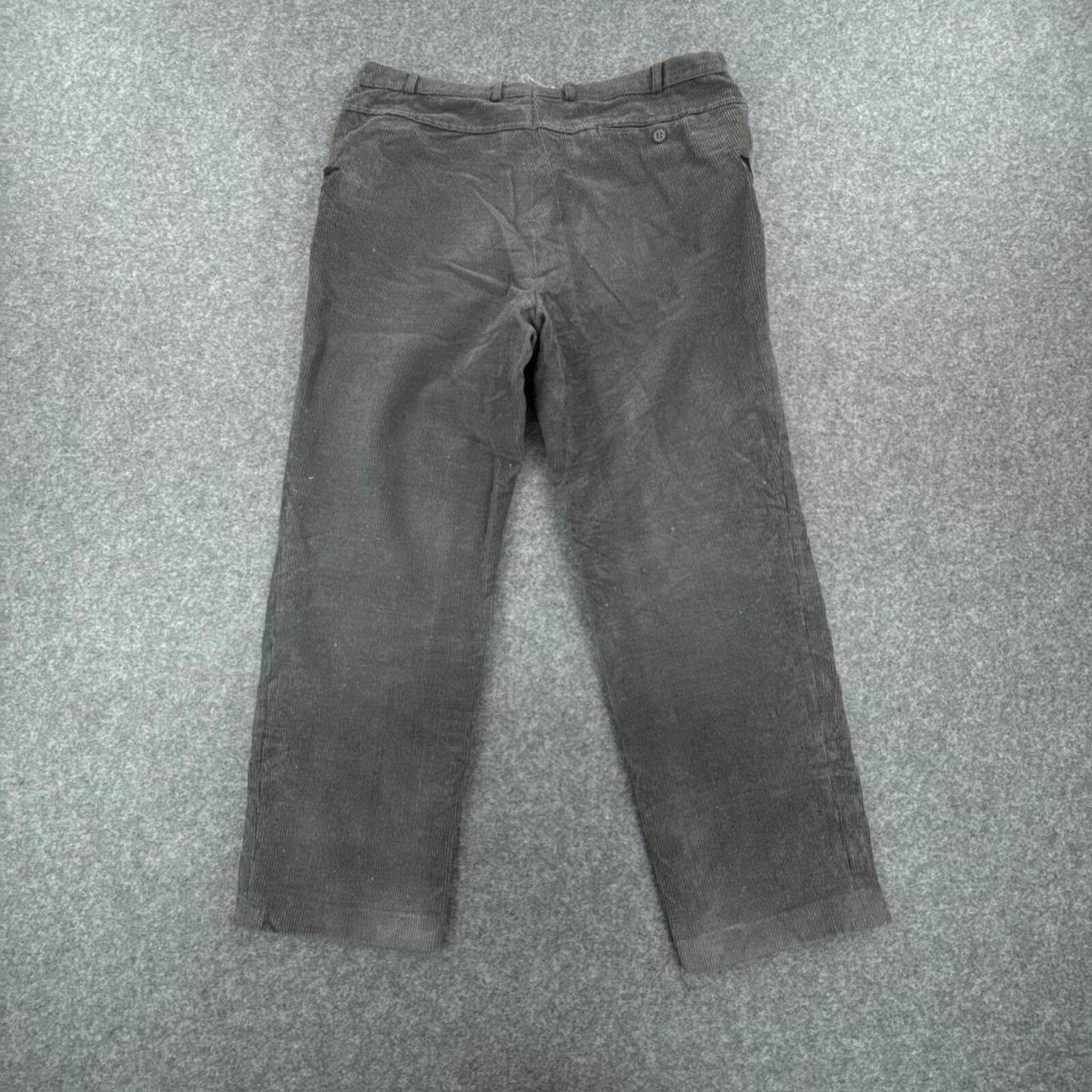 Grey corduroy trousers