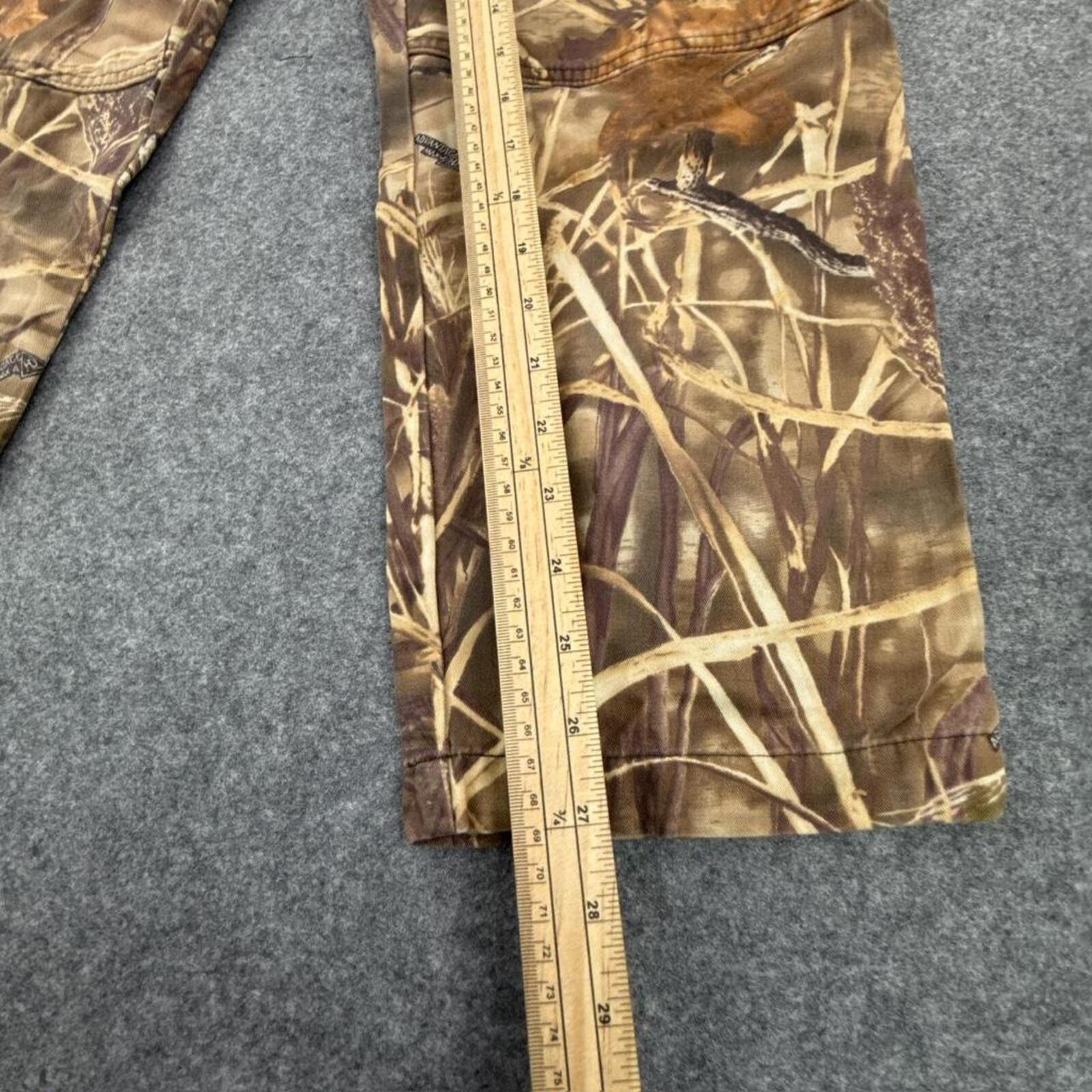 Realtree camo cargo pants with adjustable waist straps