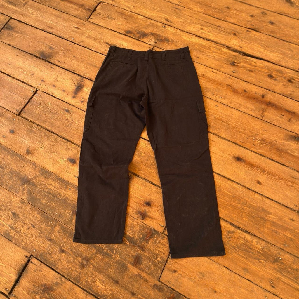 Wrangler Dark Brown Relaxed Fit Carpenter Trousers W36
