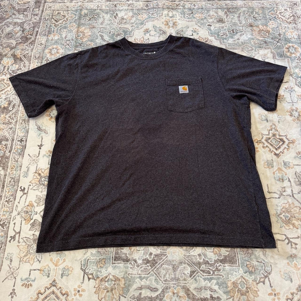 Carhartt Loose Fit Gray Pocket T-Shirt Size XL