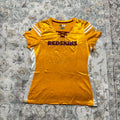 NFL Washington Redskins Jersey in Metallic Yellow Women’s Size L