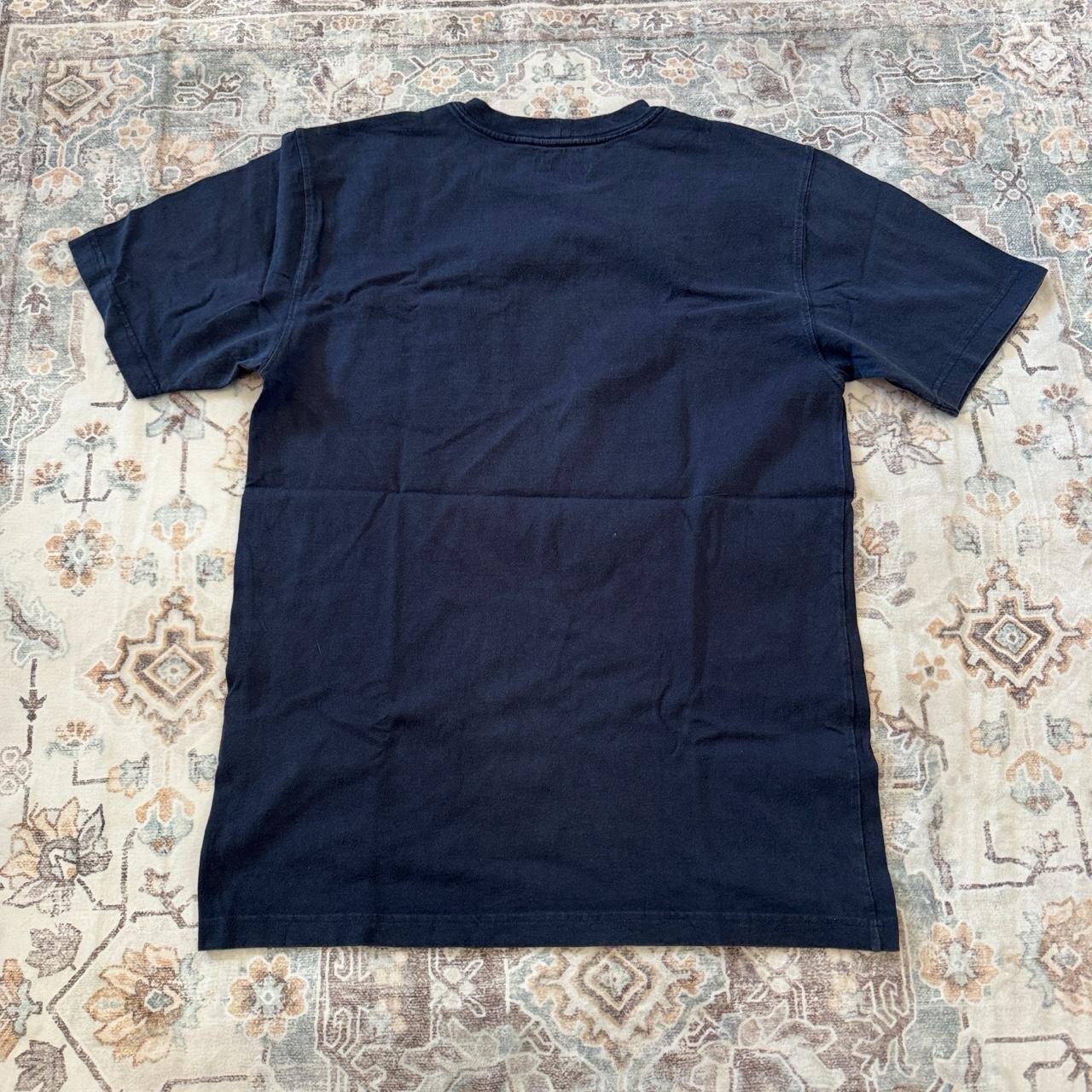 Carhartt Loose Fit Navy Blue Pocket T-Shirt Size S