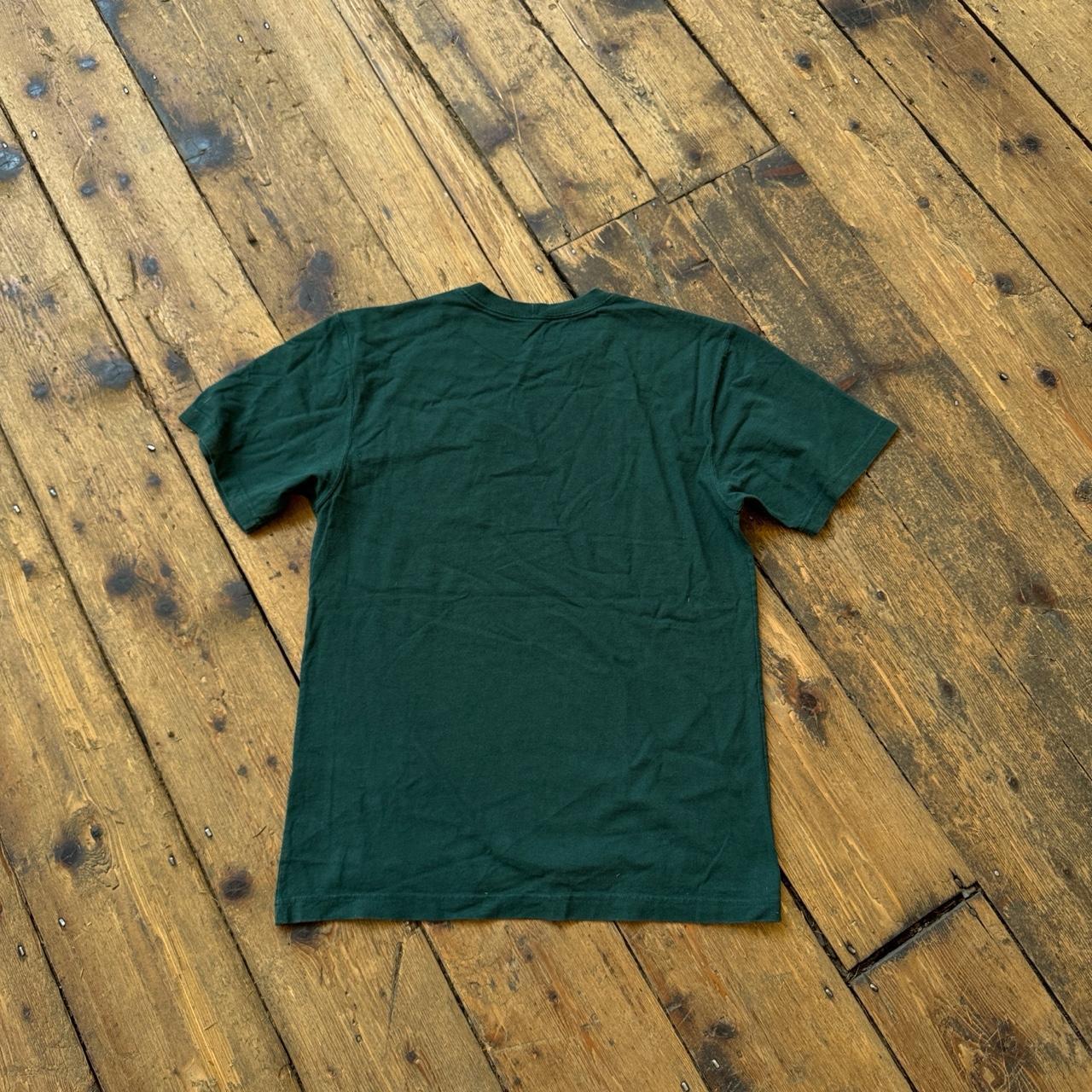 Carhartt Original Fit Dark Green Front Pocket Short-sleeved T-Shirt Size S