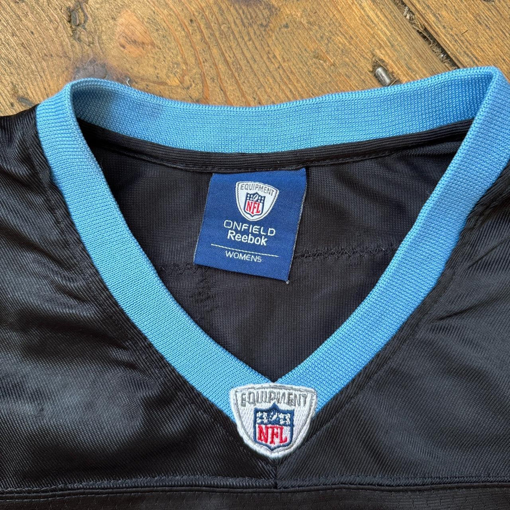 Reebok NFL Carolina Panthers Newton Black Jersey Women’s