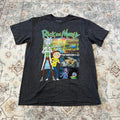Rick and Morty Cotton T-Shirt in Gray Size M