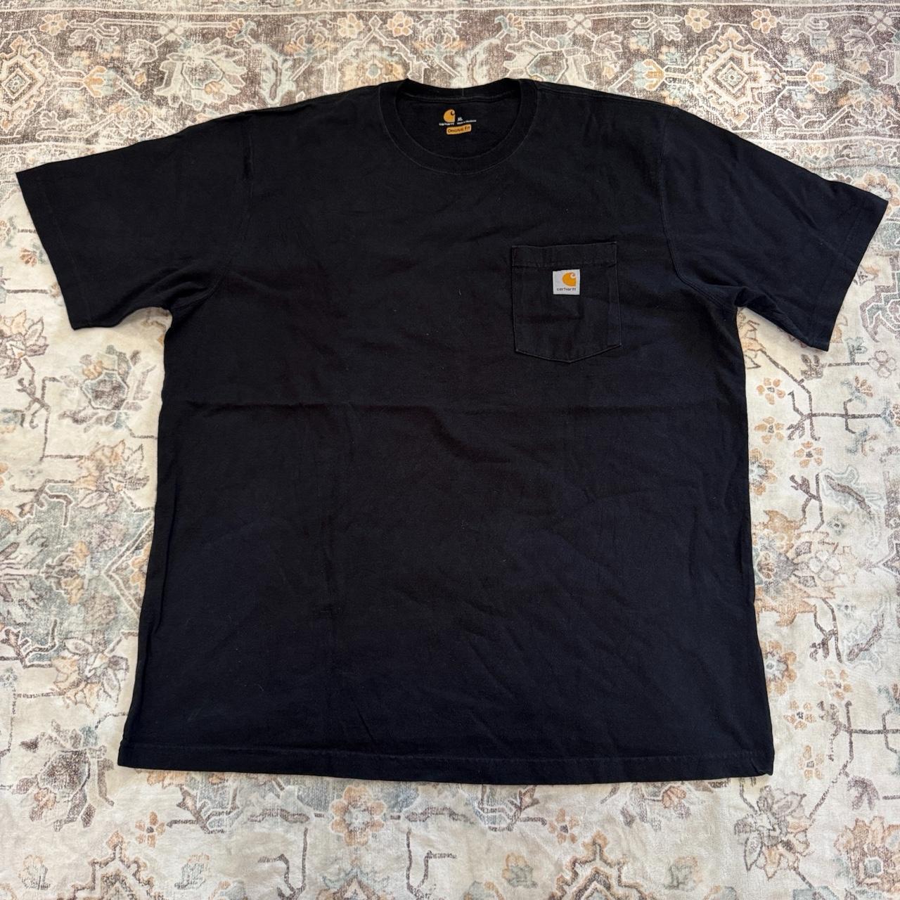 Carhartt Original Fit Black Pocket T-Shirt Size XL
