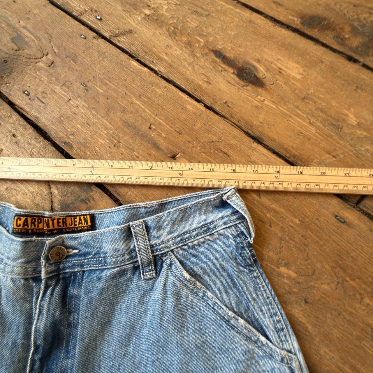 Steve & Barry's Red Star Denim Carpenter Shorts W36 L30