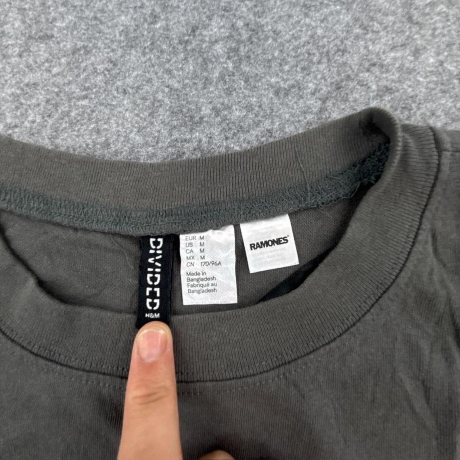 Ramones tee in grey