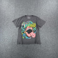 Grey Rolling Stones graphic tee