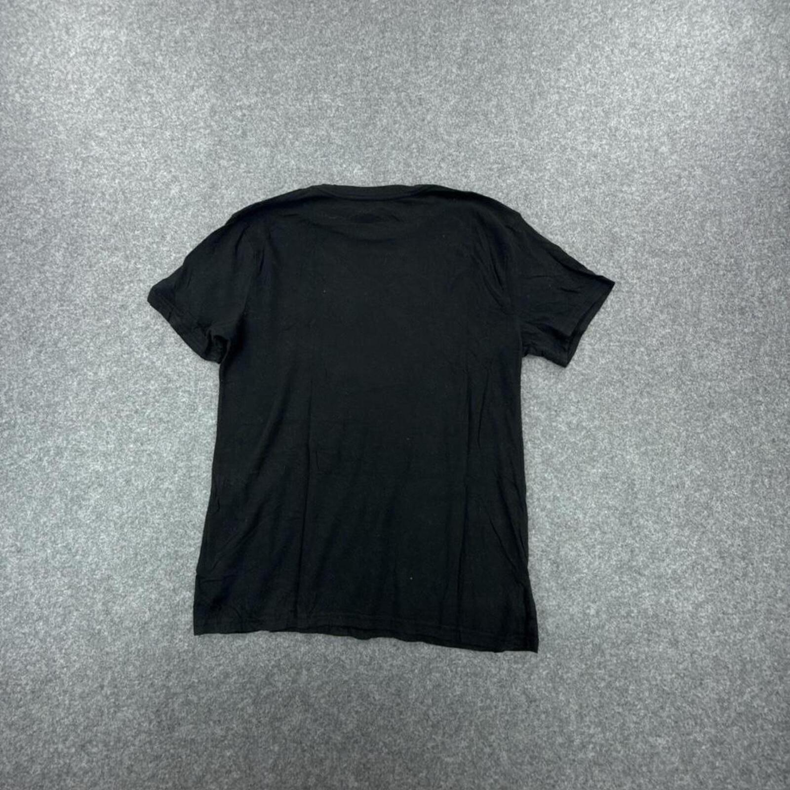 The Rolling Stones North American Tour 1975 black cotton t-shirt