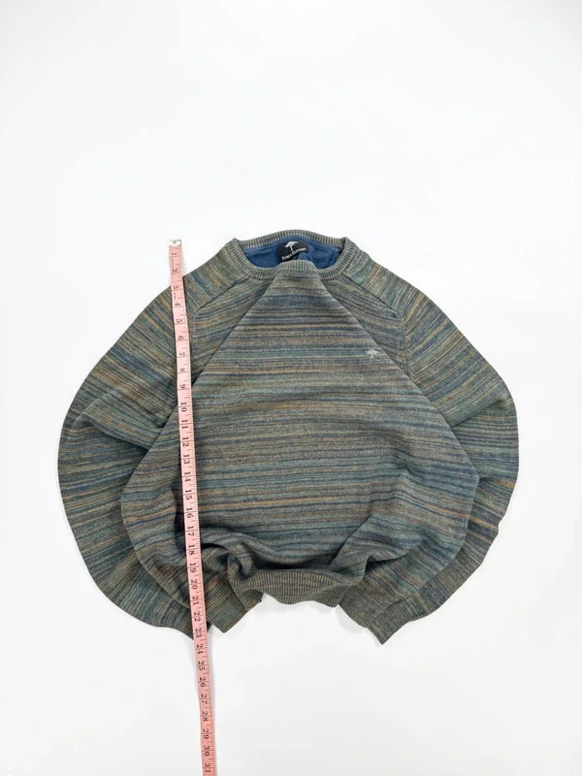 Fynch-Hatton Knit Sweater Green Blue Marl