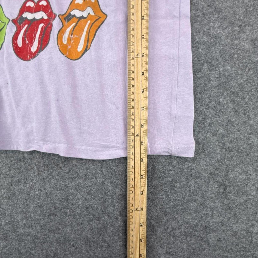 Lilac Rolling Stones cotton t-shirt