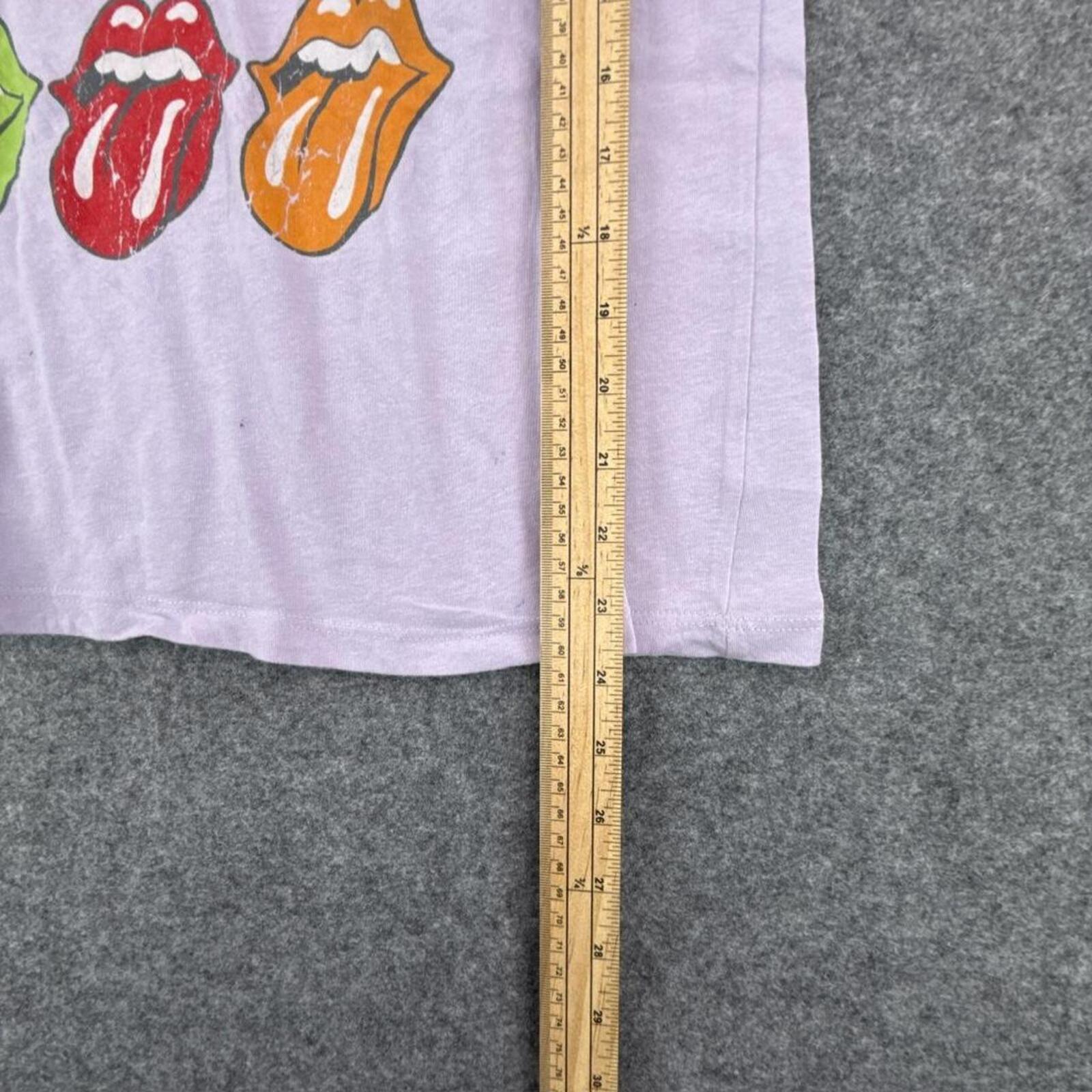 Lilac Rolling Stones cotton t-shirt