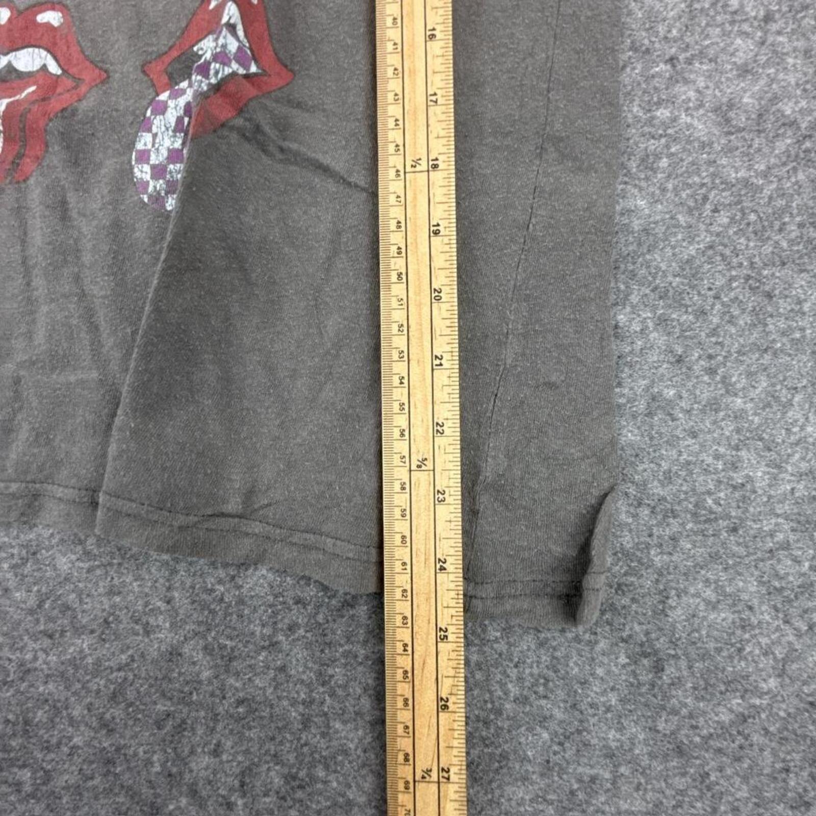 Grey Rolling Stones cotton t-shirt