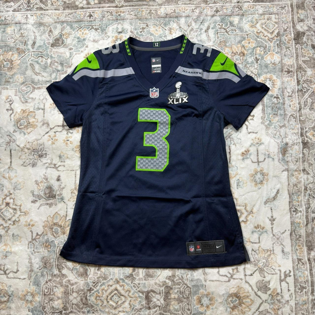 Nike NFL Russell Wilson Seahawks Women’s Jersey Size M