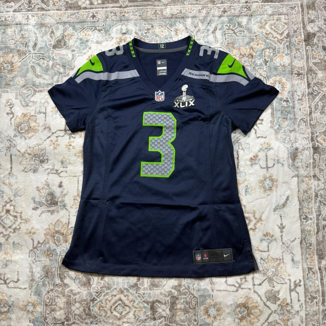 Nike NFL Russell Wilson Seahawks Women’s Jersey Size M