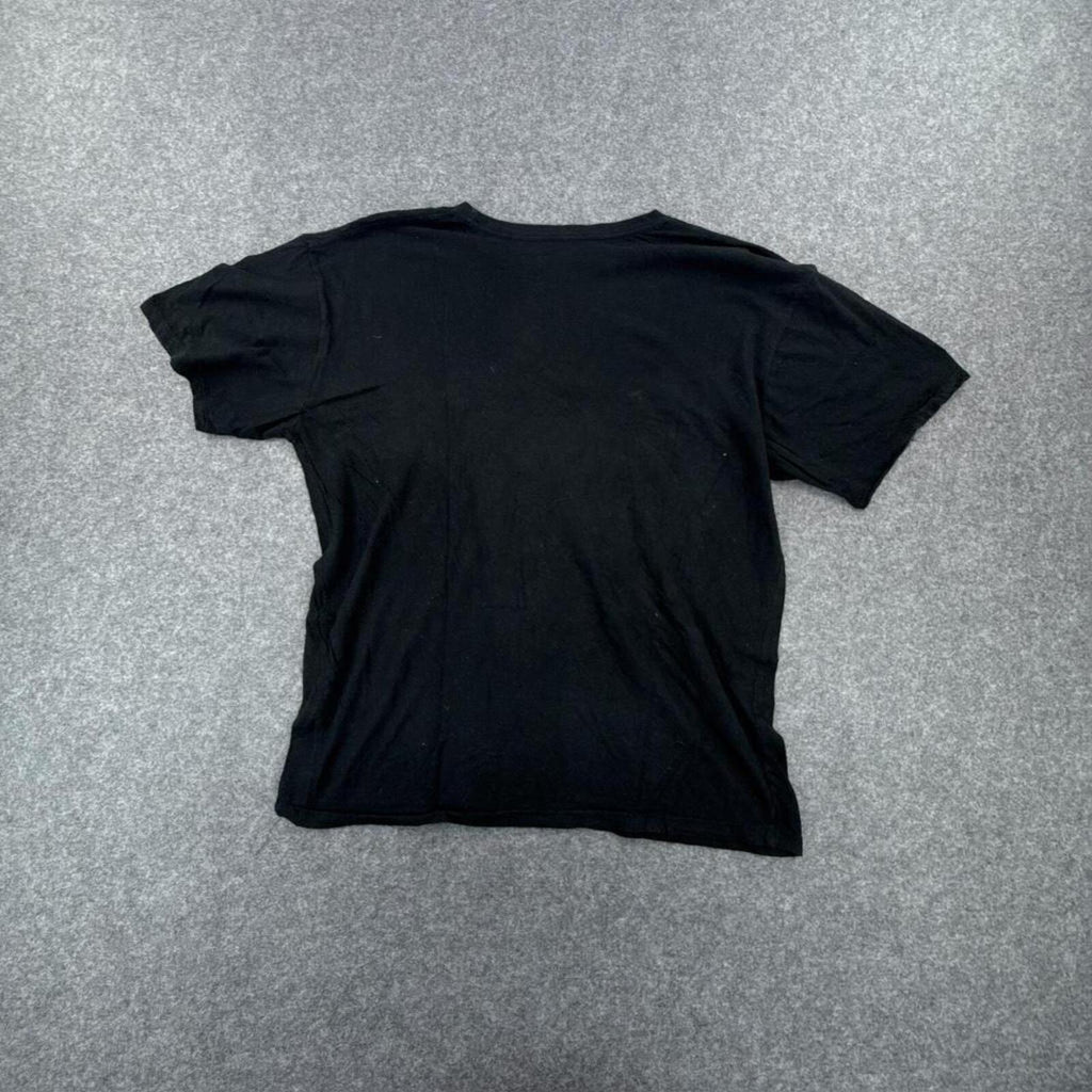 Black Rolling Stones T-shirt with multi-coloured design