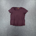 Burgundy Carhartt V-neck t-shirt #Carhartt