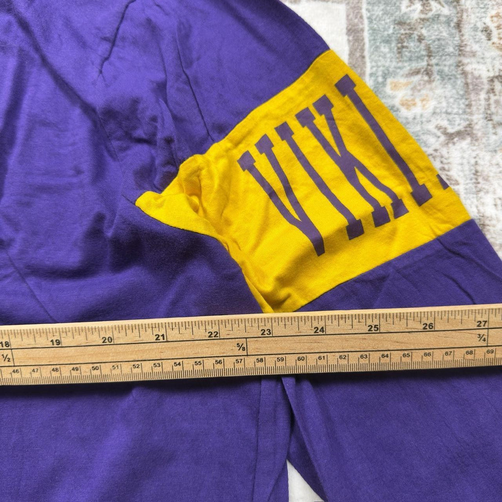 NFL Purple & yellow Minnesota Vikings Long-sleeved Jersey Women’s Size 2XL