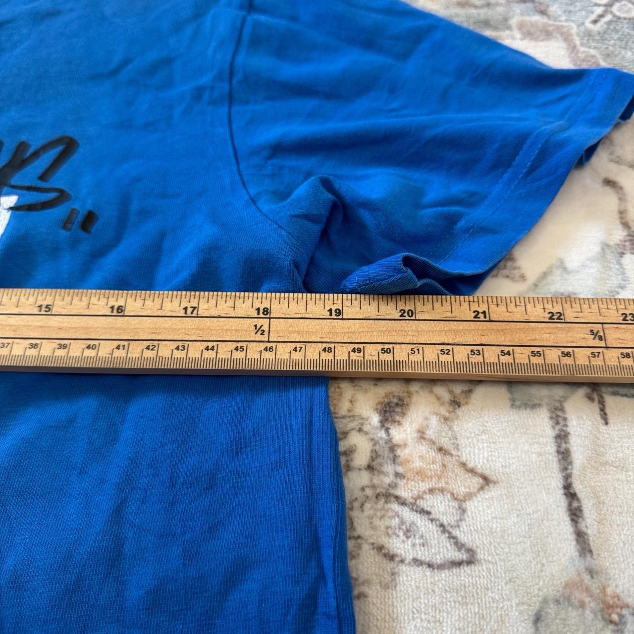 Adidas Logo T-Shirt in Blue Size M