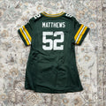Nike NFL Packers Matthews Jersey in Green Women’s Size S