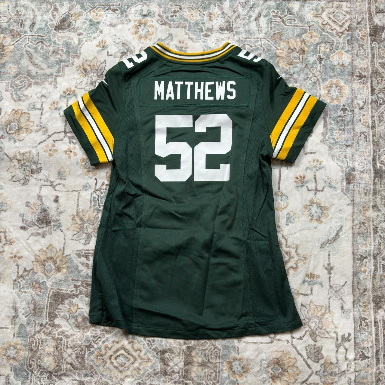 Nike NFL Packers Matthews Jersey in Green Women’s Size S