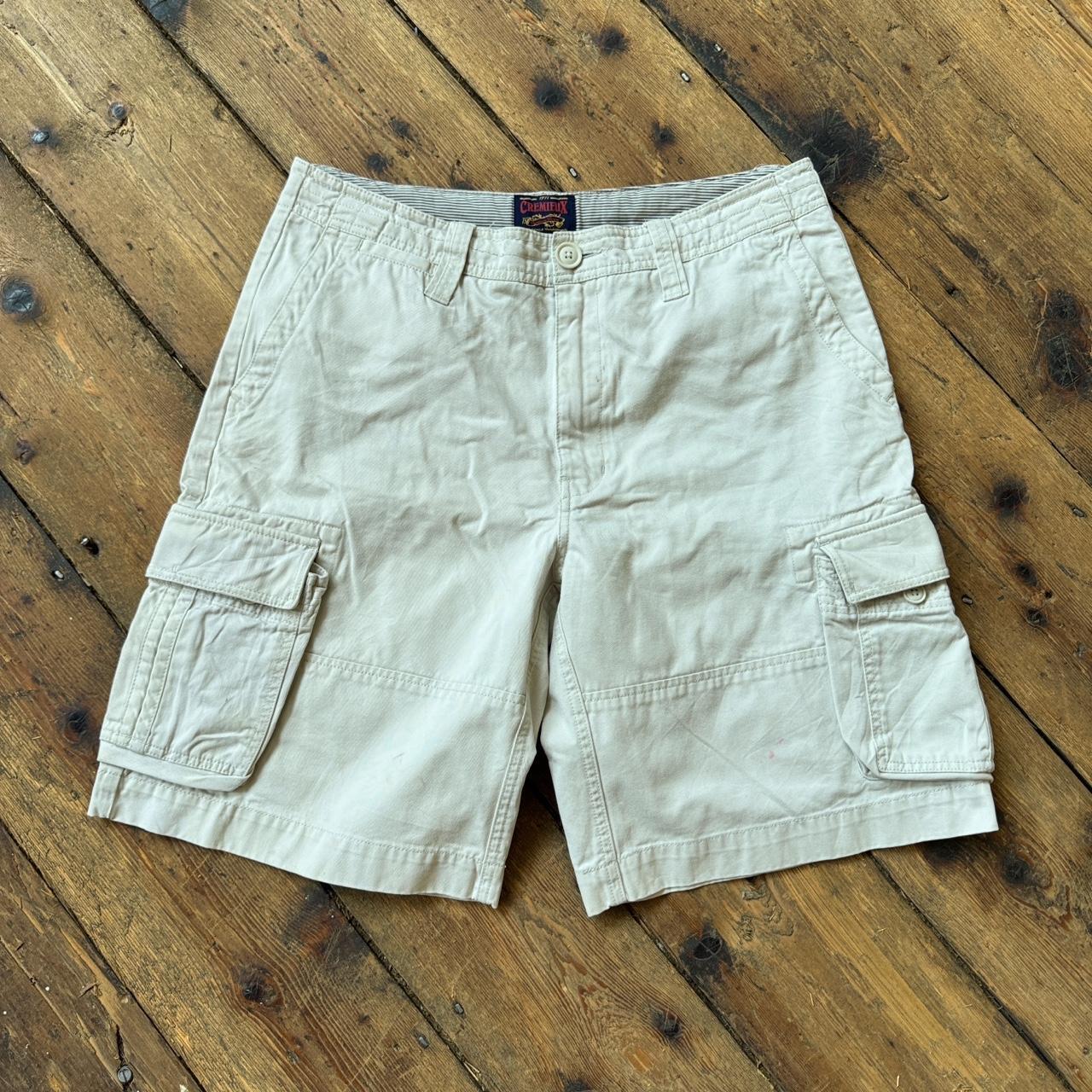 Cremieux Off White Cargo Shorts W36