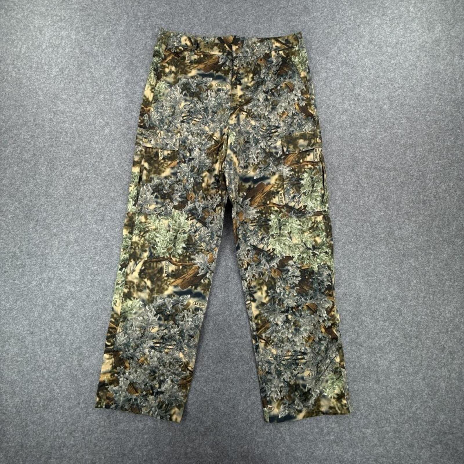 Real tree camouflage pants - green and brown trousers