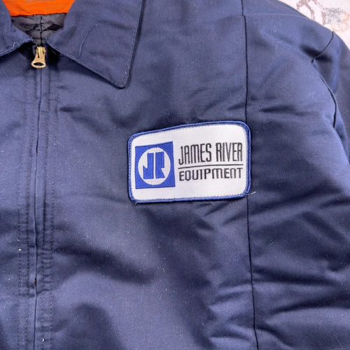 Cintas James River Equipment Workwear Jacket in Navy Size XL (1509)