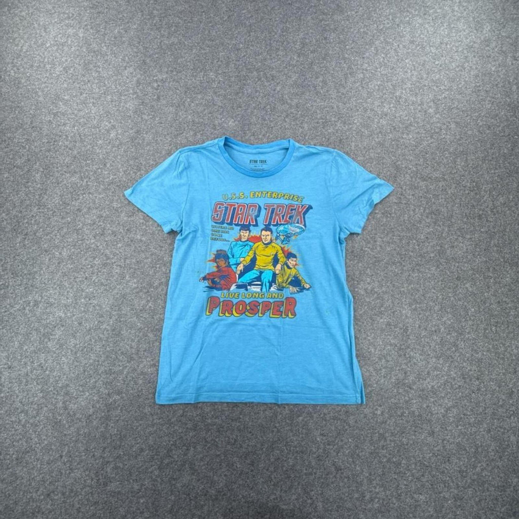 Blue Star Trek graphic t-shirt trek