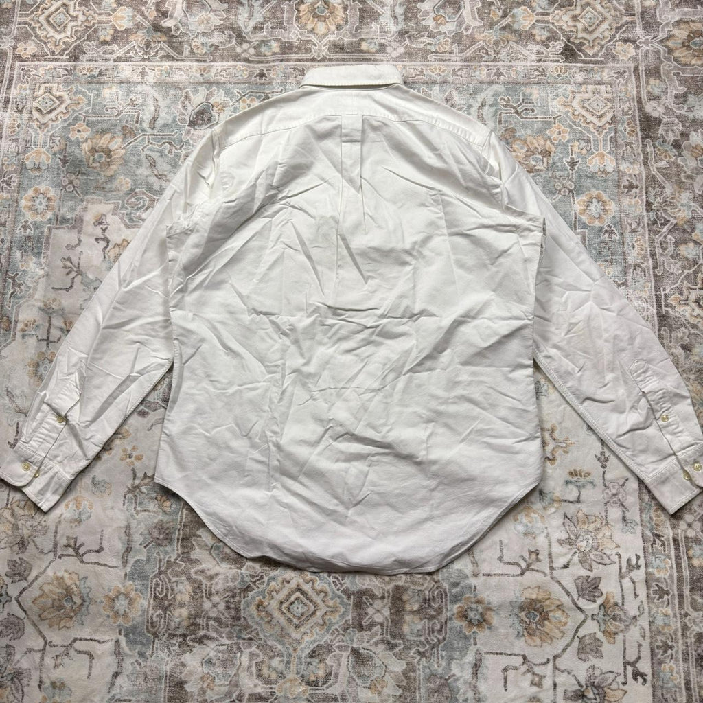 Ralph Lauren Classic Fit Long-sleeved Button-up Shirt in White