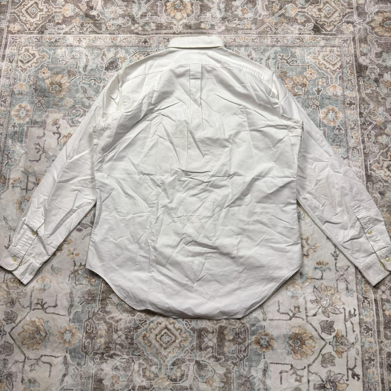 Ralph Lauren Classic Fit Long-sleeved Button-up Shirt in White