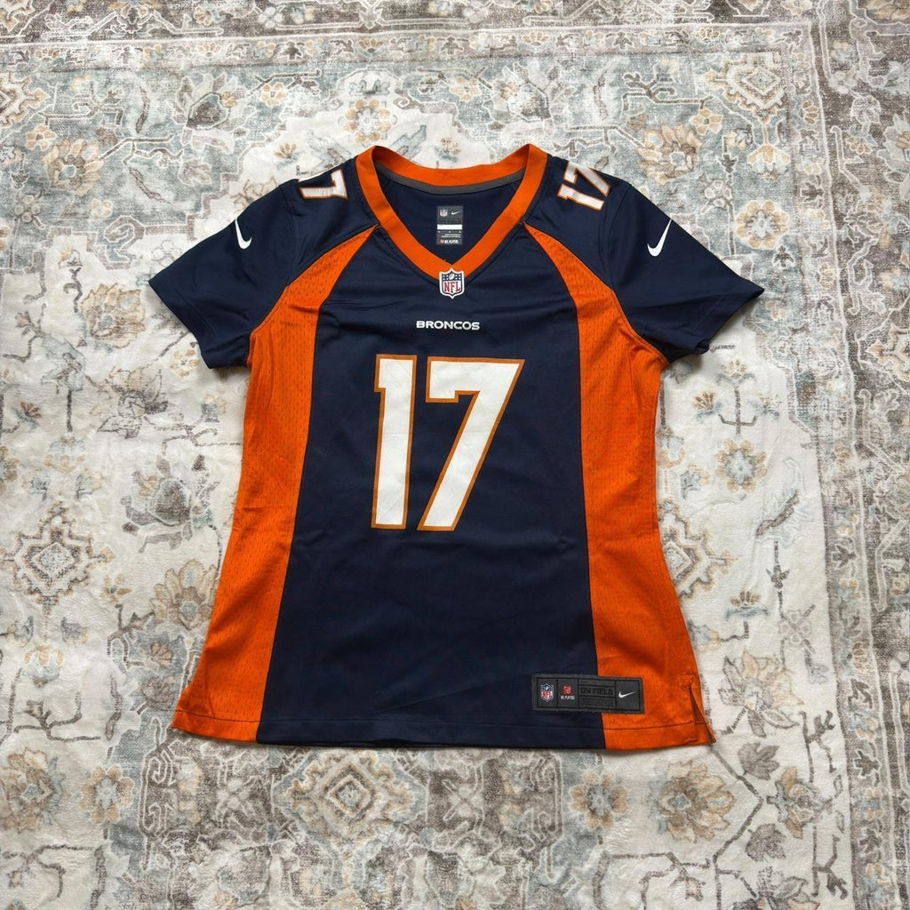 Nike NFL Osweiler Denver Broncos Jersey in Navy and Orange Women’s Size M