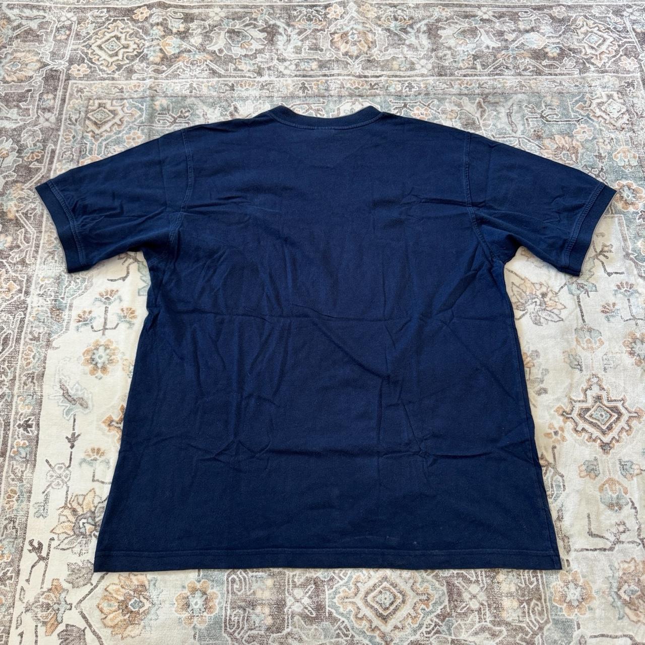 Nike Navy Blue V Neck T-Shirt Size XL