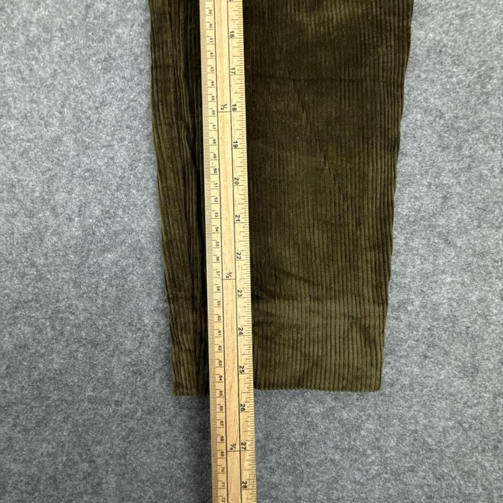Dark green corduroy pants