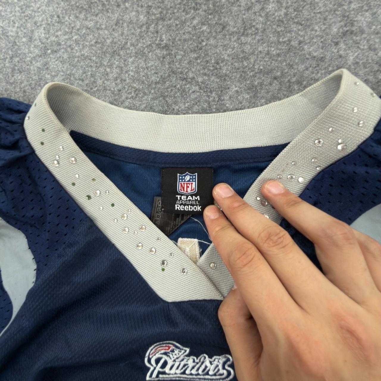 Reebok Women’s NFL New England Patriots  Tom Brady Jersey with Gem Details