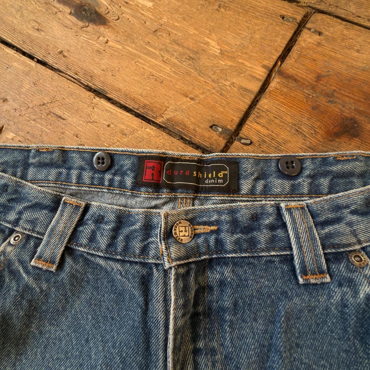 Riggs Workwear by Wrangler Dura Shield Blue Denim Carpenter Jeans W40